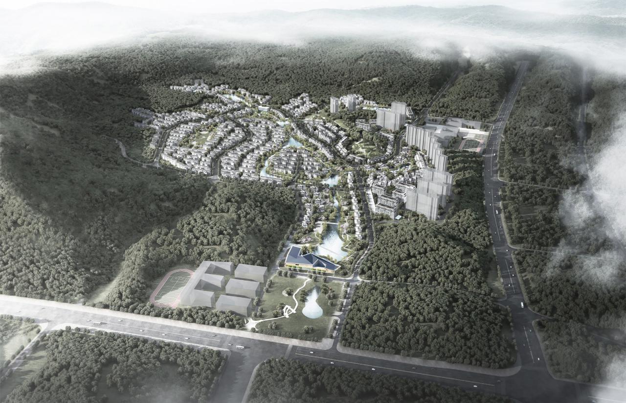 BIM建筑|长沙麓隐青竹湖展示中心 / PTA上海柏涛 BIM建筑|长沙麓隐青竹湖展示中心 / PTA上海柏涛