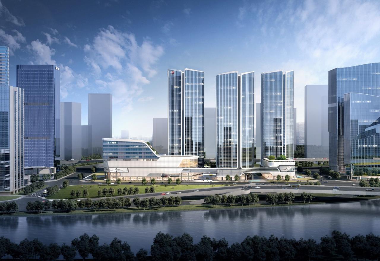 BIM建筑|风正扬帆起 凌江尤可期:广州・广物鱼珠产城综合体 / UA尤安设计 BIM建筑|风正扬帆起 凌江尤可期:广州・广物鱼珠产城综合体 / UA尤安设计