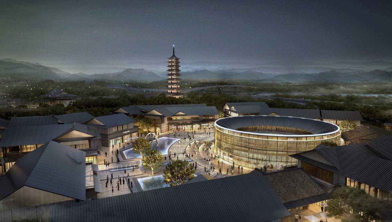 BIM建筑|生活化的轻禅设计: 靖安绿地明镜湾文旅小镇 / UA尤安设计 BIM建筑|生活化的轻禅设计: 靖安绿地明镜湾文旅小镇 / UA尤安设计