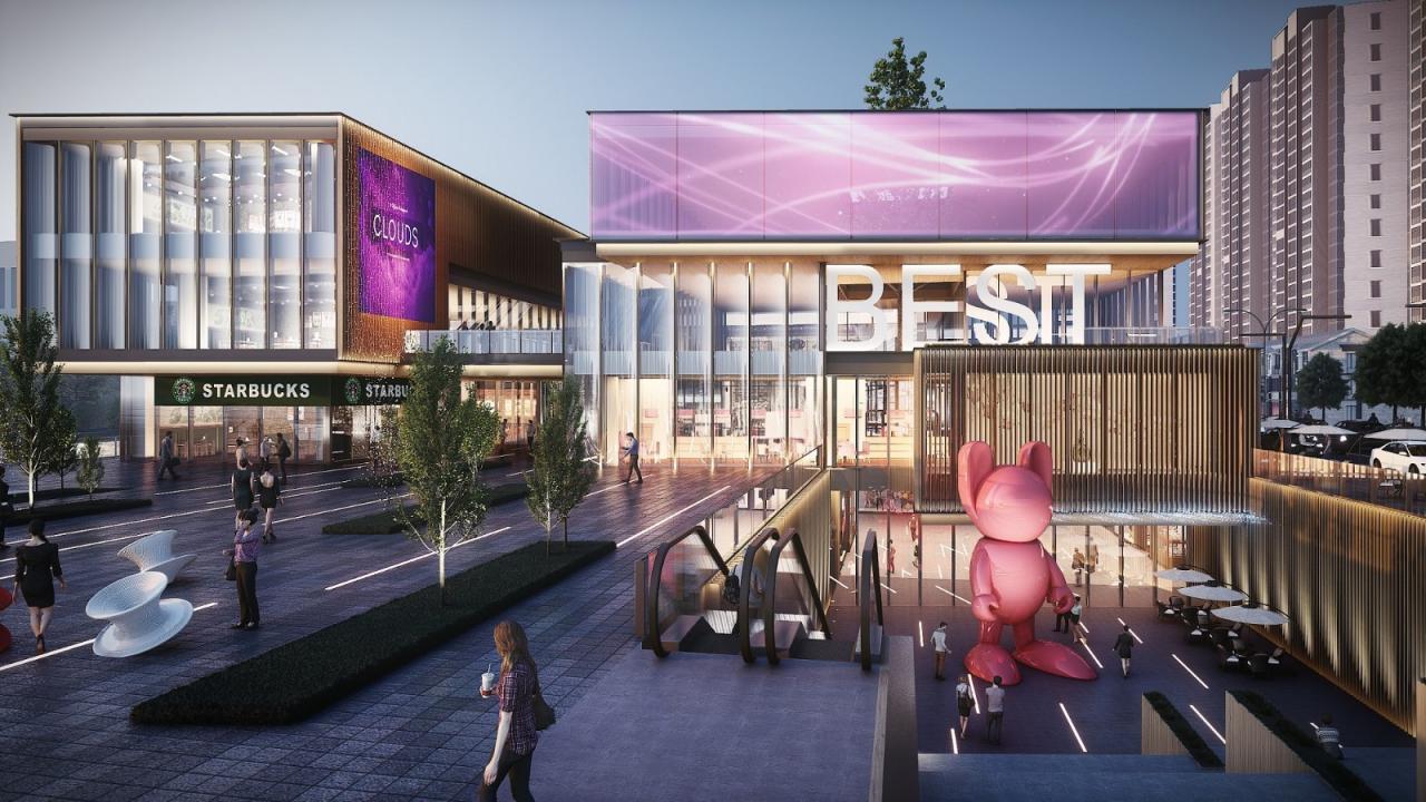 BIM建筑|现代园林:杭州运河湾国际旅游休闲综合体 / Aedas BIM建筑|现代园林:杭州运河湾国际旅游休闲综合体 / Aedas