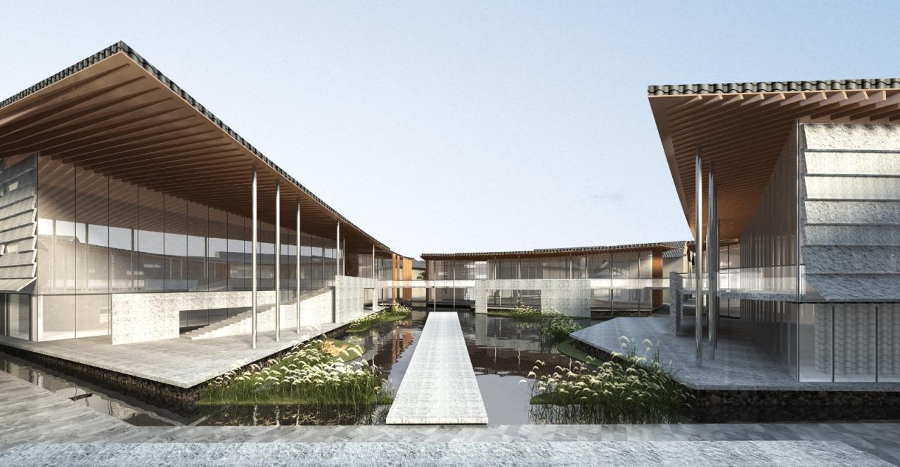 BIM建筑|生活化的轻禅设计: 靖安绿地明镜湾文旅小镇 / UA尤安设计 BIM建筑|生活化的轻禅设计: 靖安绿地明镜湾文旅小镇 / UA尤安设计