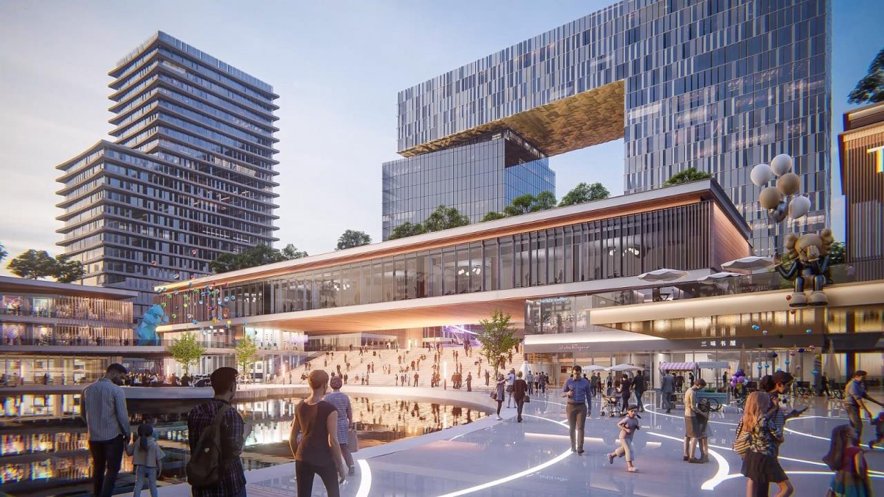 BIM建筑|现代园林:杭州运河湾国际旅游休闲综合体 / Aedas BIM建筑|现代园林:杭州运河湾国际旅游休闲综合体 / Aedas