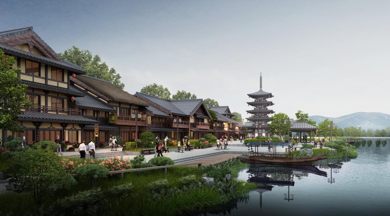 BIM建筑|现代视角下的新唐风演绎:长春世茂莲花山文旅小镇 / UA尤安设计 BIM建筑|现代视角下的新唐风演绎:长春世茂莲花山文旅小镇 / UA尤安设计