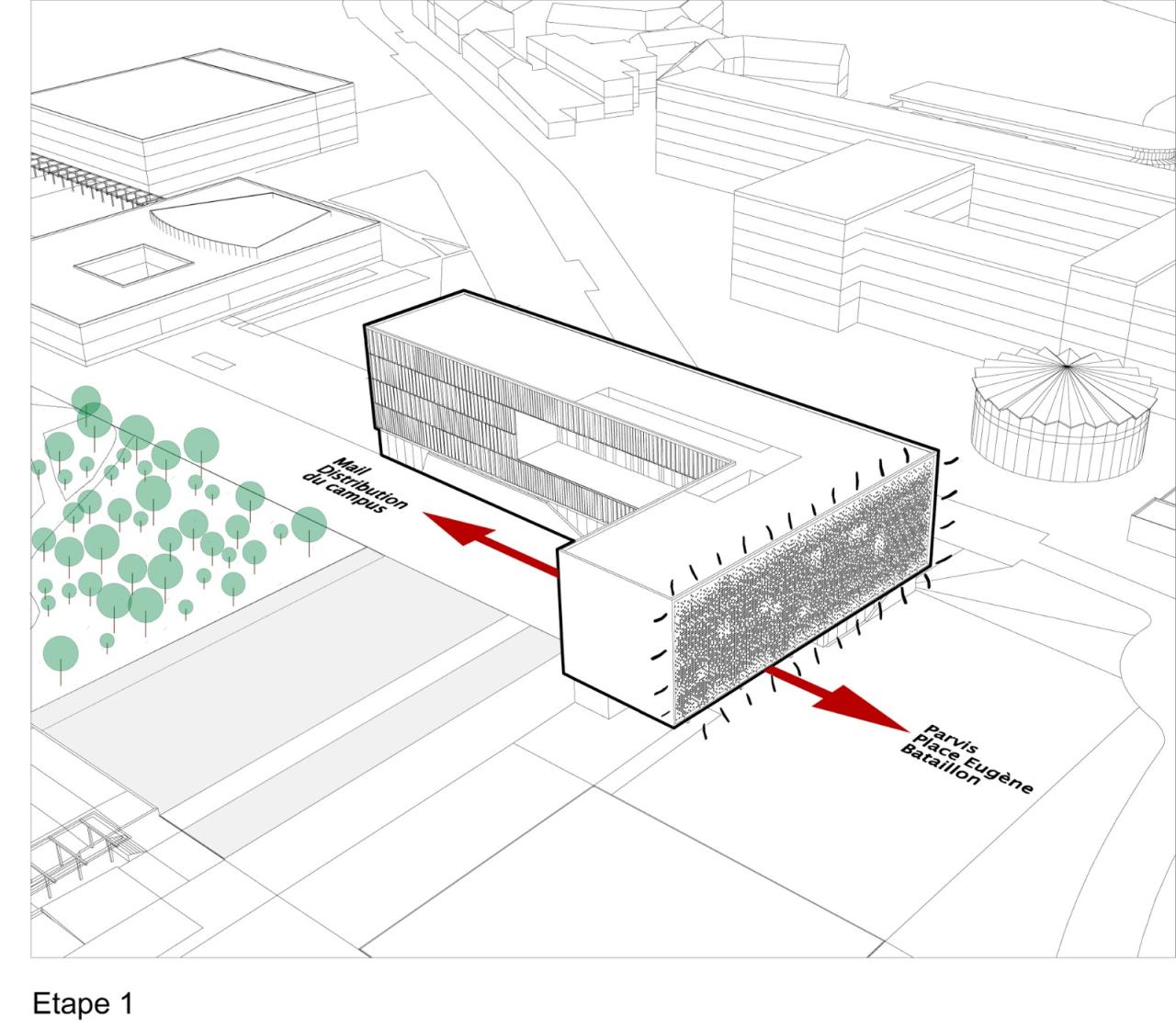 BIM建筑|蒙彼利埃大学科学学院 / BPA ARCHITECTURE BIM建筑|蒙彼利埃大学科学学院 / BPA ARCHITECTURE