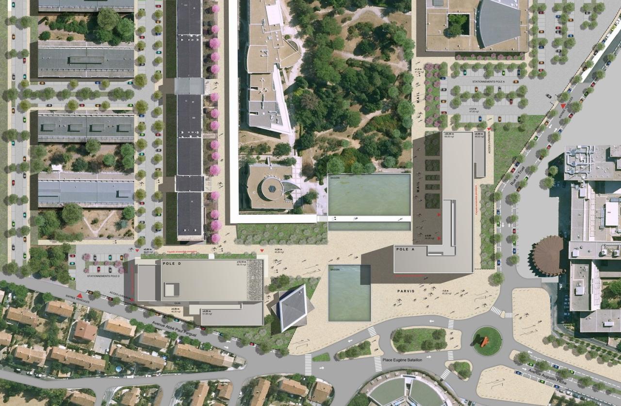 BIM建筑|蒙彼利埃大学科学学院 / BPA ARCHITECTURE BIM建筑|蒙彼利埃大学科学学院 / BPA ARCHITECTURE