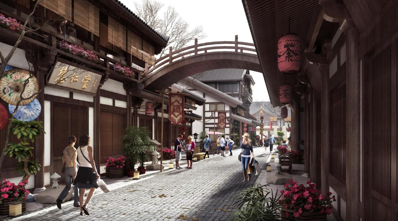 BIM建筑|现代视角下的新唐风演绎:长春世茂莲花山文旅小镇 / UA尤安设计 BIM建筑|现代视角下的新唐风演绎:长春世茂莲花山文旅小镇 / UA尤安设计