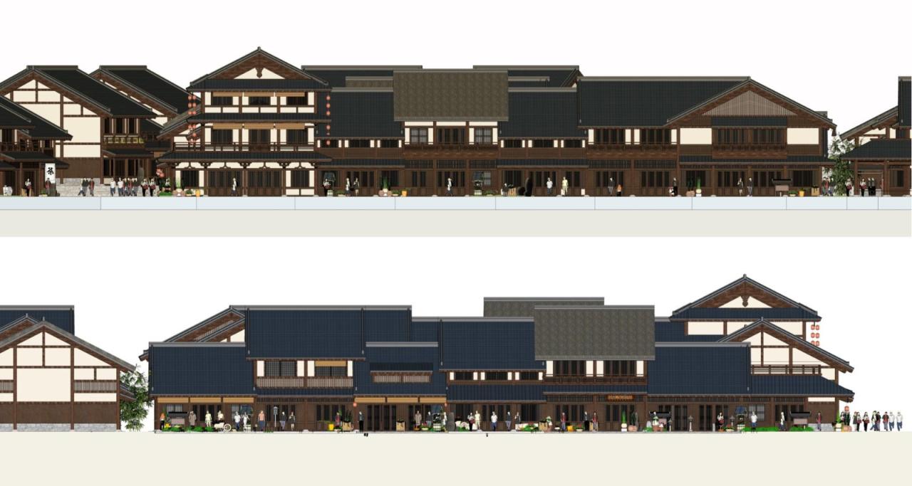 BIM建筑|现代视角下的新唐风演绎:长春世茂莲花山文旅小镇 / UA尤安设计 BIM建筑|现代视角下的新唐风演绎:长春世茂莲花山文旅小镇 / UA尤安设计