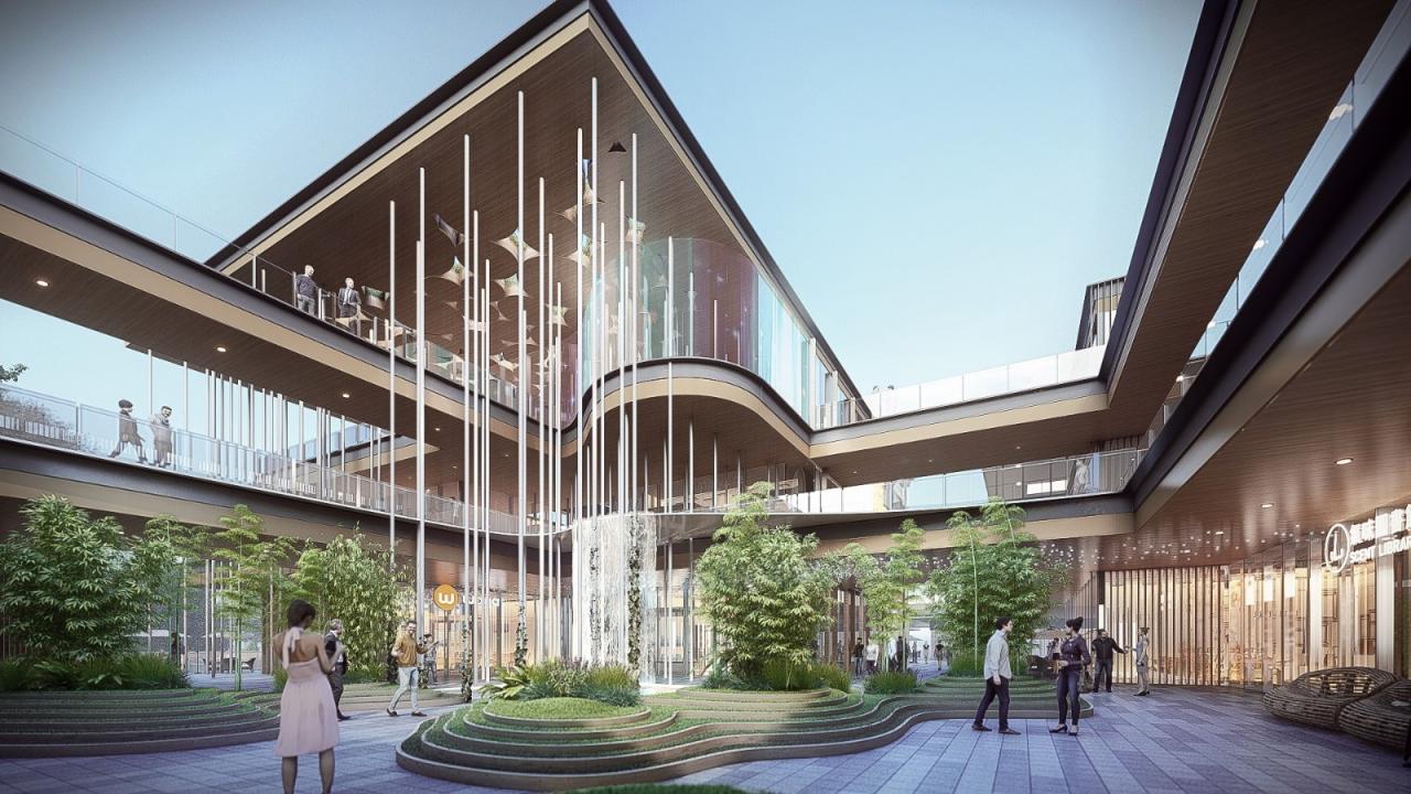 BIM建筑|现代园林:杭州运河湾国际旅游休闲综合体 / Aedas BIM建筑|现代园林:杭州运河湾国际旅游休闲综合体 / Aedas