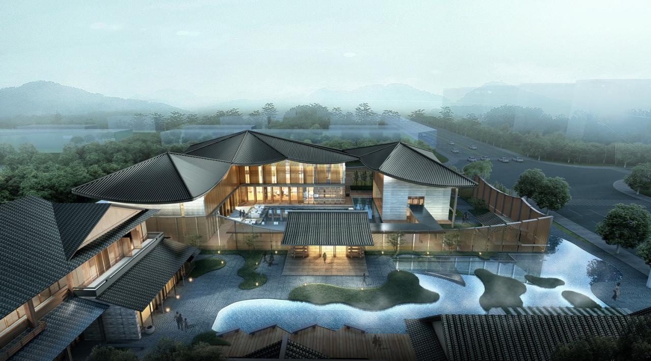 BIM建筑|生活化的轻禅设计: 靖安绿地明镜湾文旅小镇 / UA尤安设计 BIM建筑|生活化的轻禅设计: 靖安绿地明镜湾文旅小镇 / UA尤安设计