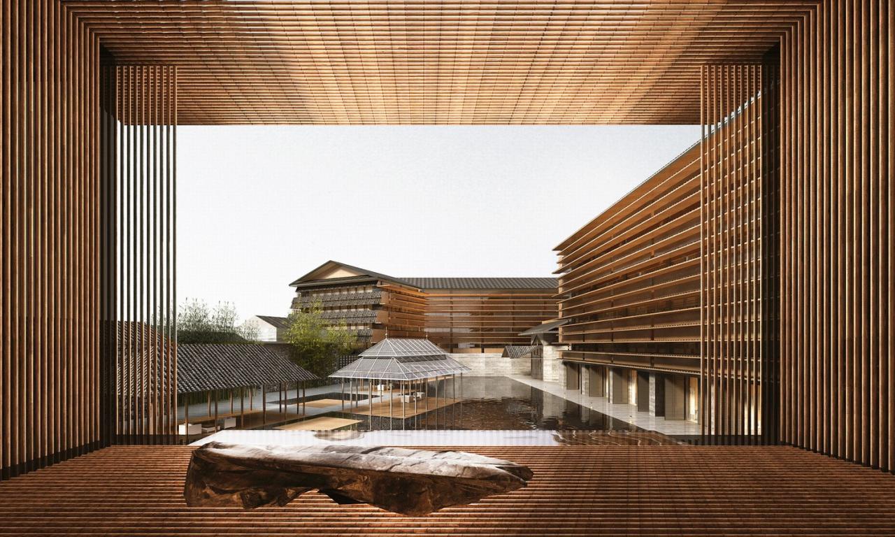 BIM建筑|生活化的轻禅设计: 靖安绿地明镜湾文旅小镇 / UA尤安设计 BIM建筑|生活化的轻禅设计: 靖安绿地明镜湾文旅小镇 / UA尤安设计