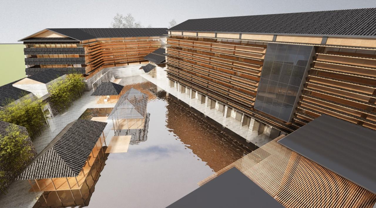 BIM建筑|生活化的轻禅设计: 靖安绿地明镜湾文旅小镇 / UA尤安设计 BIM建筑|生活化的轻禅设计: 靖安绿地明镜湾文旅小镇 / UA尤安设计