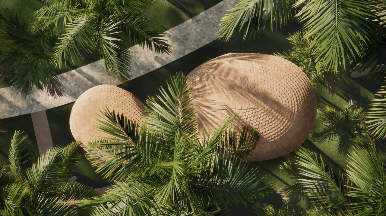 BIM建筑|丛林树屋:在加勒比海边做一场满是棕榈叶的梦 / 繁星建筑工作室 BIM建筑|丛林树屋:在加勒比海边做一场满是棕榈叶的梦 / 繁星建筑工作室