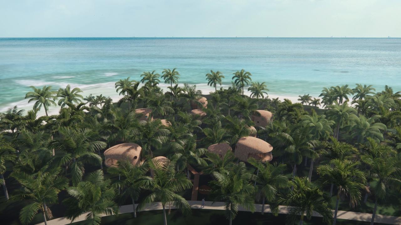 BIM建筑|丛林树屋:在加勒比海边做一场满是棕榈叶的梦 / 繁星建筑工作室 BIM建筑|丛林树屋:在加勒比海边做一场满是棕榈叶的梦 / 繁星建筑工作室