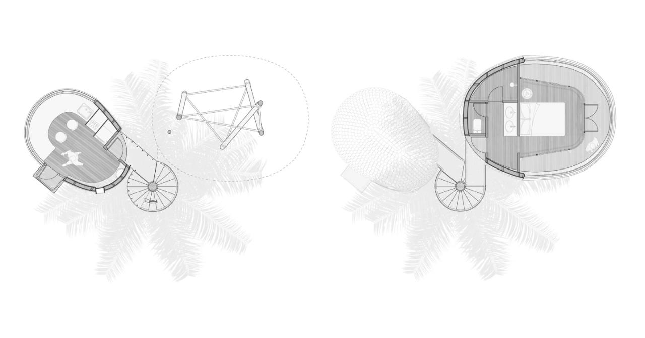 BIM建筑|丛林树屋:在加勒比海边做一场满是棕榈叶的梦 / 繁星建筑工作室 BIM建筑|丛林树屋:在加勒比海边做一场满是棕榈叶的梦 / 繁星建筑工作室