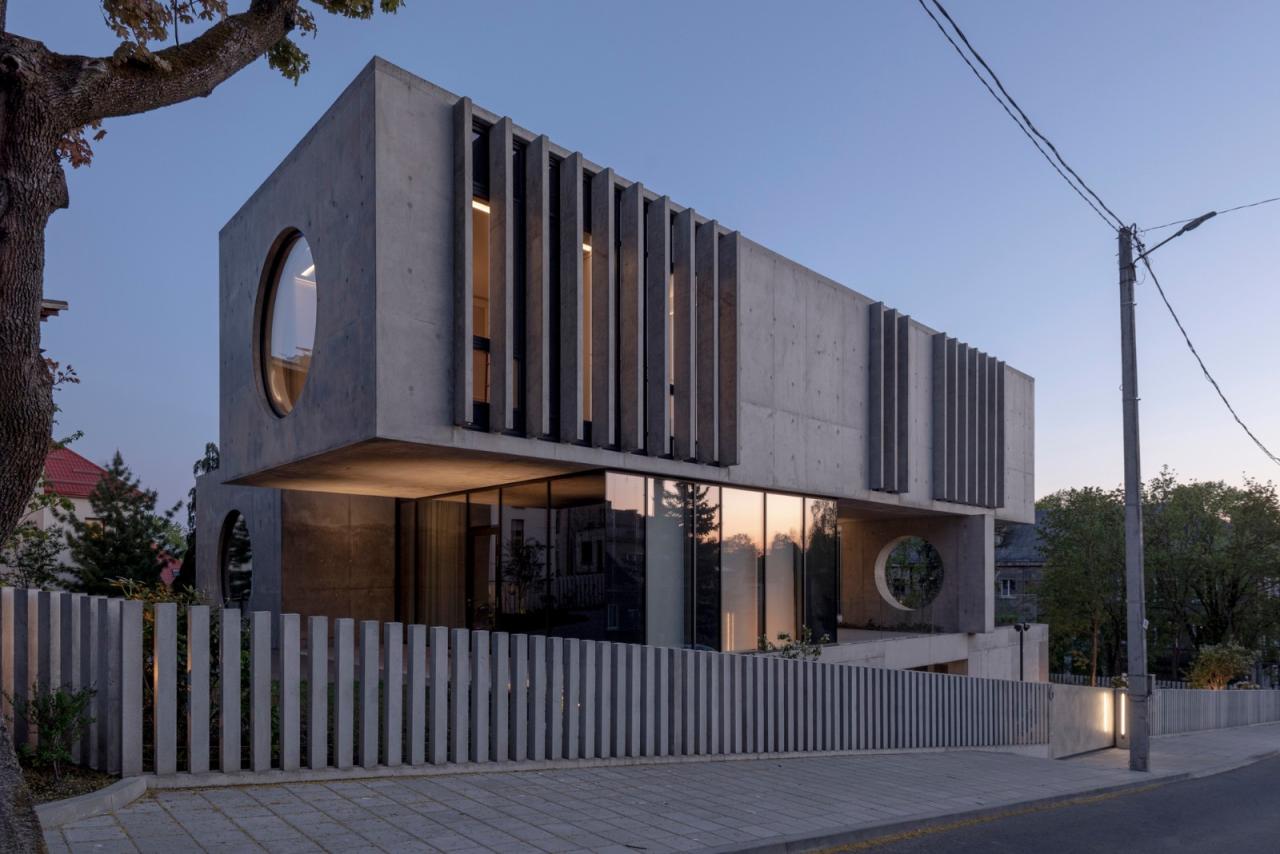 BIM建筑|现代主义混凝土住宅,考纳斯之家 / Architectural Bureau G.Natkevicius & Partners BIM建筑|现代主义混凝土住宅,考纳斯之家 / Architectural Bureau G.Natkevicius & Partners