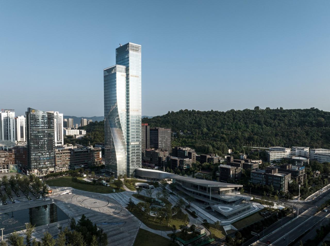 BIM建筑|重庆高科太阳座 / Aedas BIM建筑|重庆高科太阳座 / Aedas