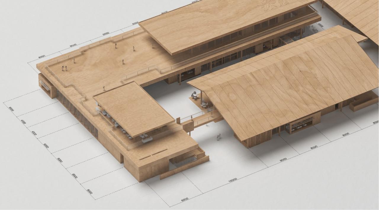BIM建筑|普罗理想国集市 / a9a建筑设计事务所 BIM建筑|普罗理想国集市 / a9a建筑设计事务所