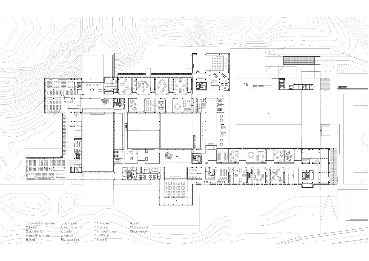 BIM建筑|韩国现代集团全球合作伙伴中心+庆州大学校园区 / Hyunjun Mihn + mp_art architects BIM建筑|韩国现代集团全球合作伙伴中心+庆州大学校园区 / Hyunjun Mihn + mp_art architects
