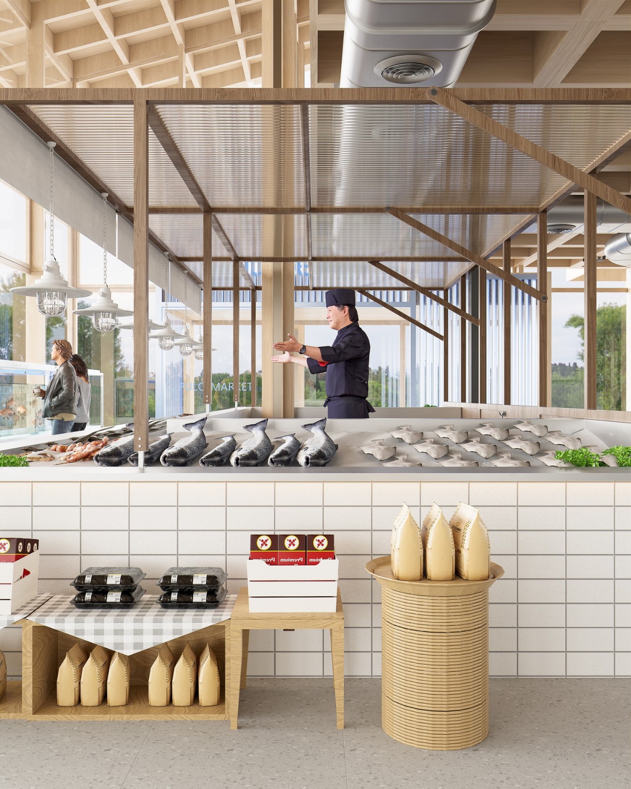 BIM建筑|普罗理想国集市 / a9a建筑设计事务所 BIM建筑|普罗理想国集市 / a9a建筑设计事务所