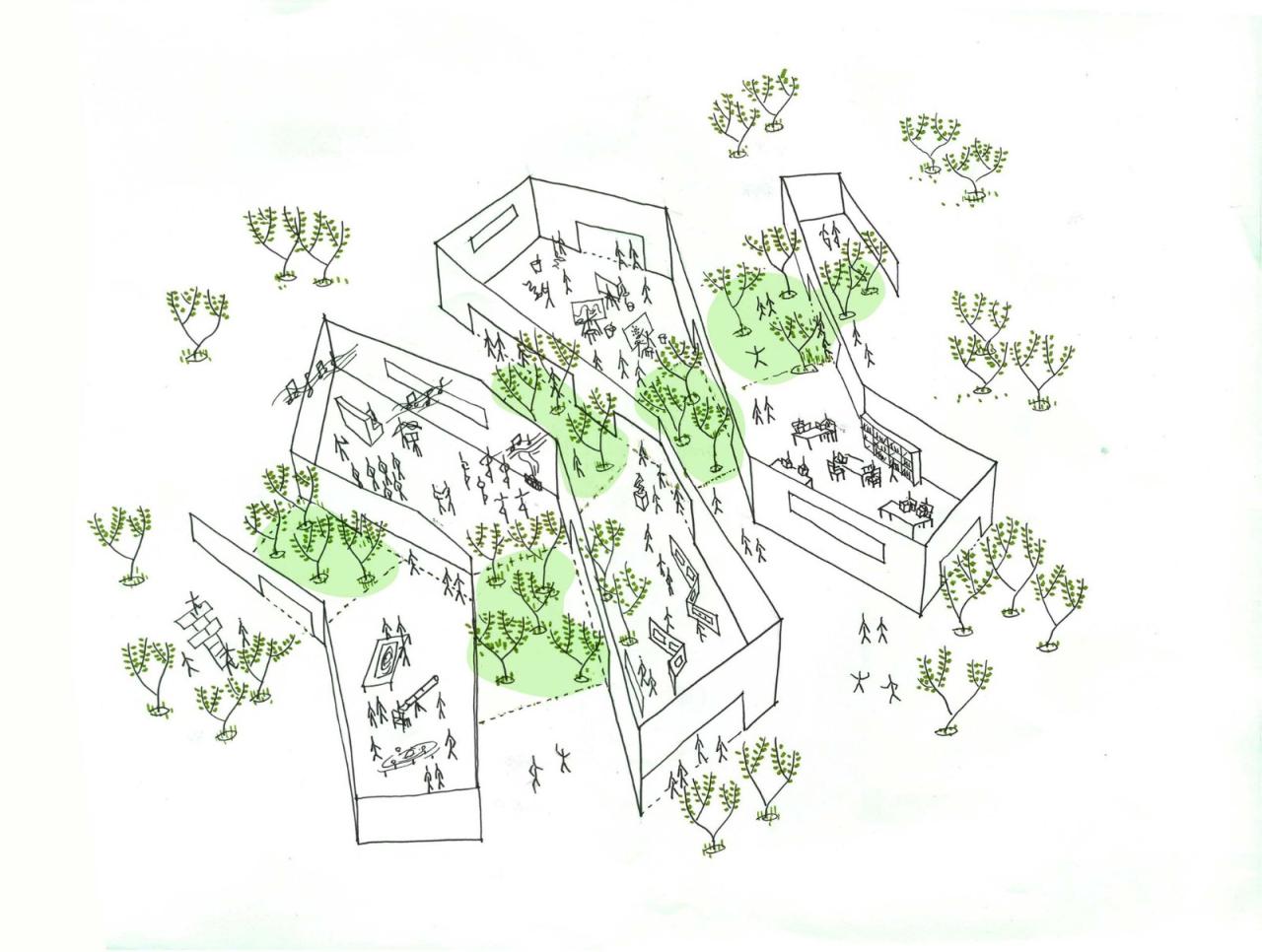 BIM建筑|友兰中学图艺综合楼 / WAU建筑事务所 BIM建筑|友兰中学图艺综合楼 / WAU建筑事务所