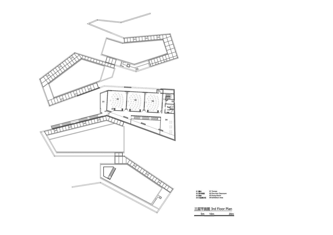 BIM建筑|友兰中学图艺综合楼 / WAU建筑事务所 BIM建筑|友兰中学图艺综合楼 / WAU建筑事务所