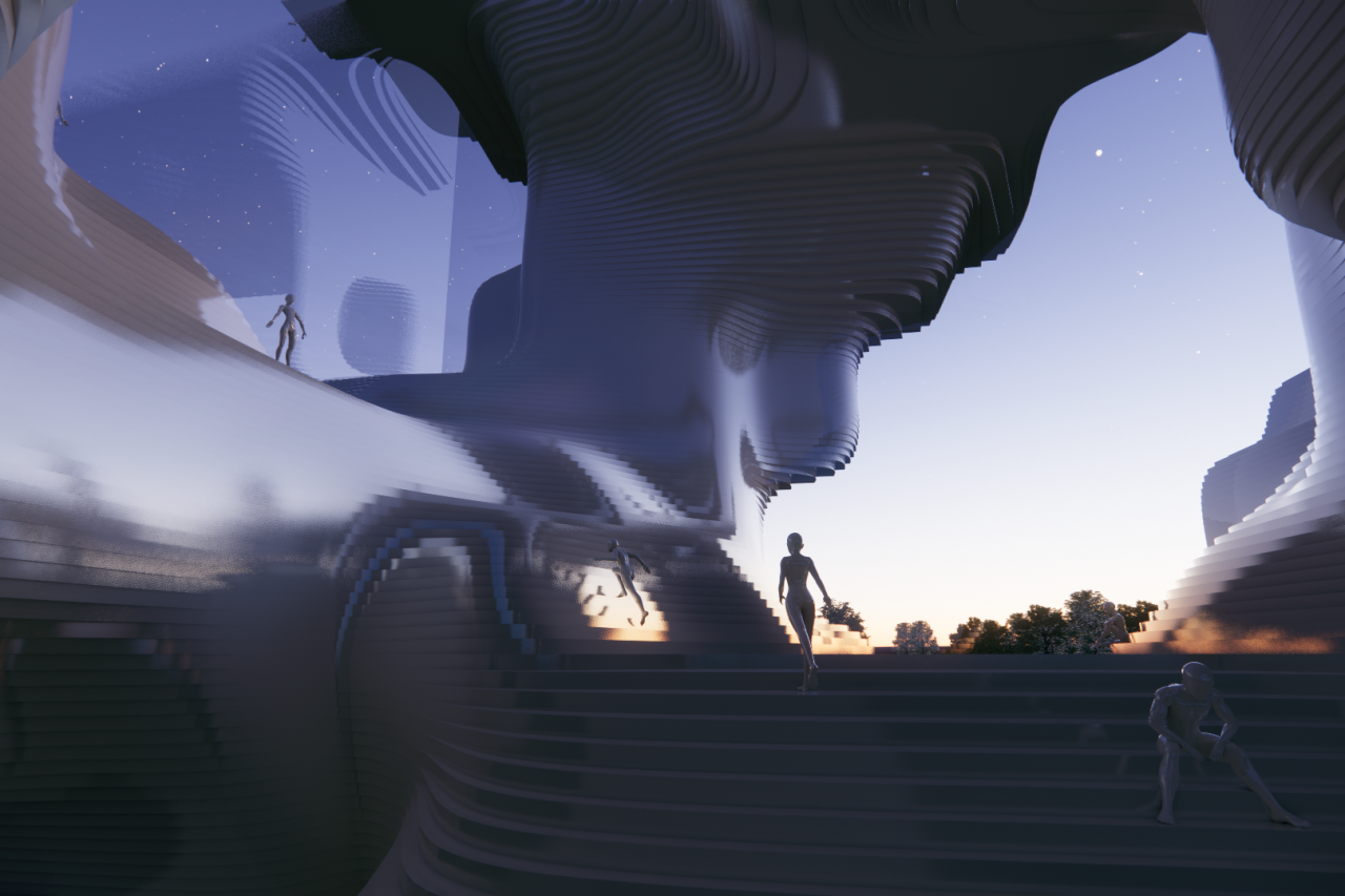 BIM建筑|5个获奖作品,全球最大元宇宙平台Decentraland建筑大赛 / CAA LAB BIM建筑|5个获奖作品,全球最大元宇宙平台Decentraland建筑大赛 / CAA LAB