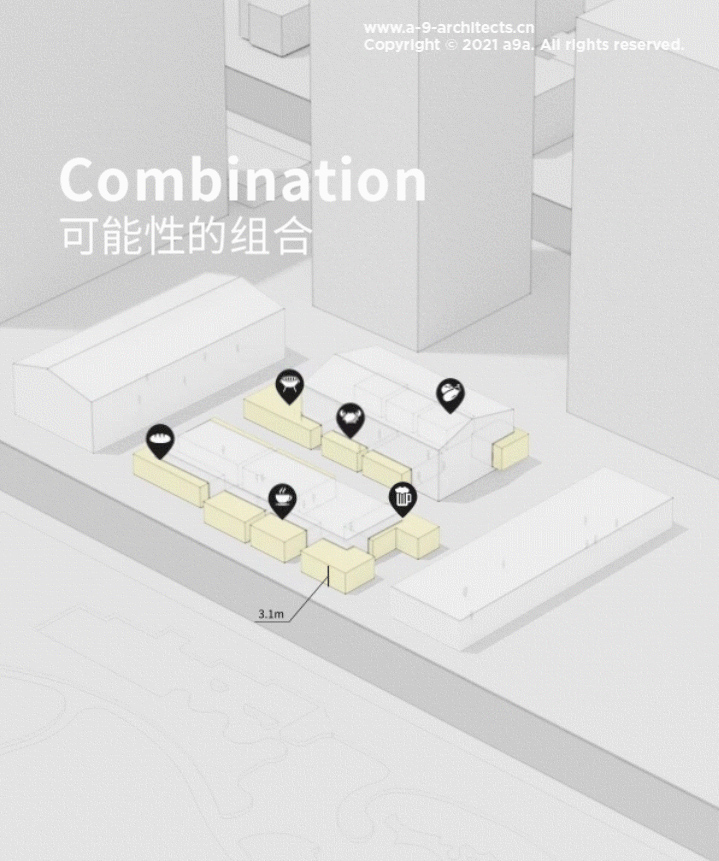 BIM建筑|普罗理想国集市 / a9a建筑设计事务所 BIM建筑|普罗理想国集市 / a9a建筑设计事务所