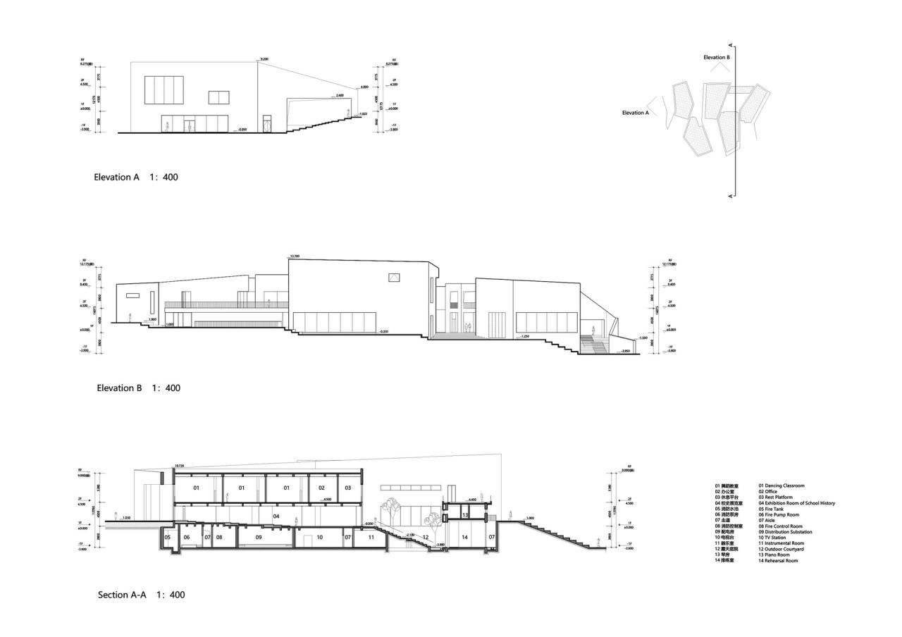 BIM建筑|友兰中学图艺综合楼 / WAU建筑事务所 BIM建筑|友兰中学图艺综合楼 / WAU建筑事务所