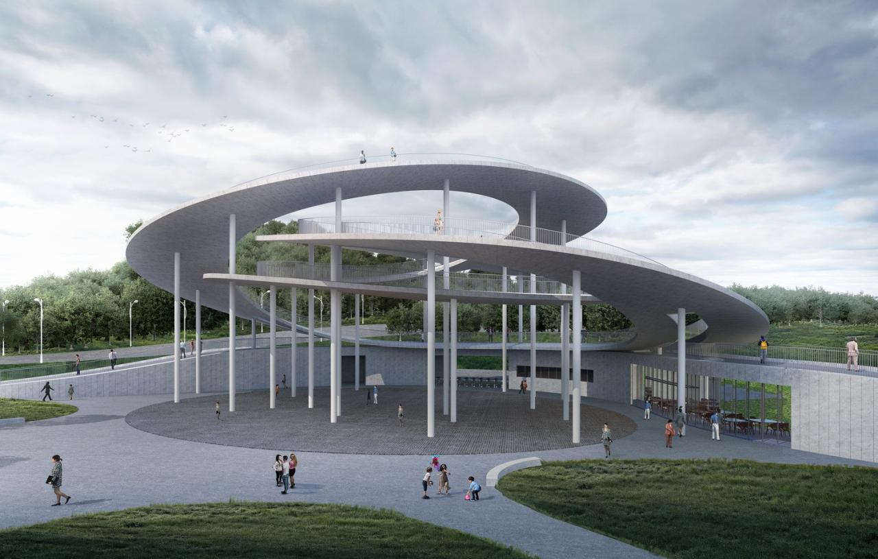 BIM建筑|云竹湖游客中心 / 堤由匡建筑设计工作室+谜舍设计工作室 BIM建筑|云竹湖游客中心 / 堤由匡建筑设计工作室+谜舍设计工作室