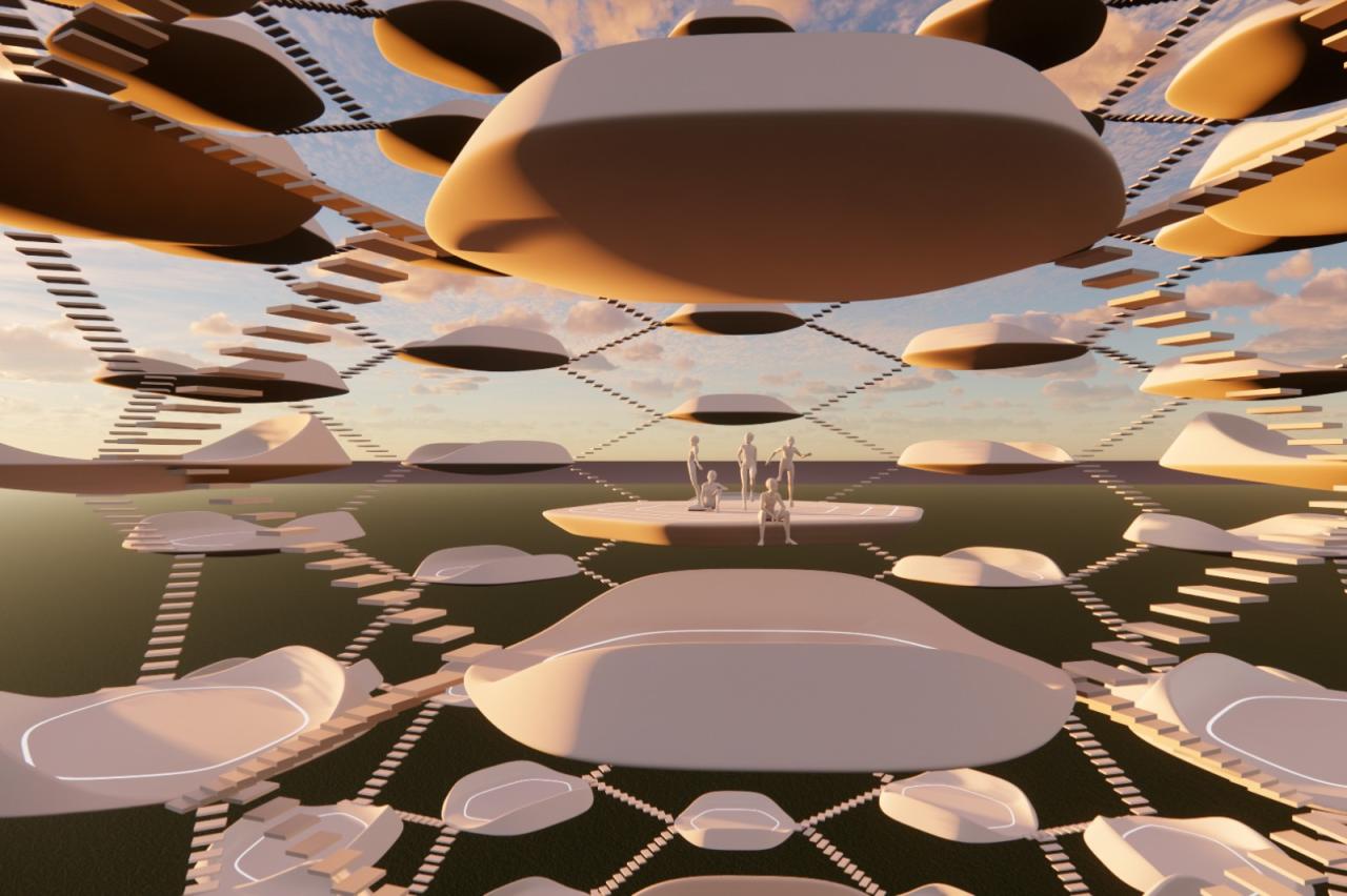 BIM建筑|5个获奖作品,全球最大元宇宙平台Decentraland建筑大赛 / CAA LAB BIM建筑|5个获奖作品,全球最大元宇宙平台Decentraland建筑大赛 / CAA LAB