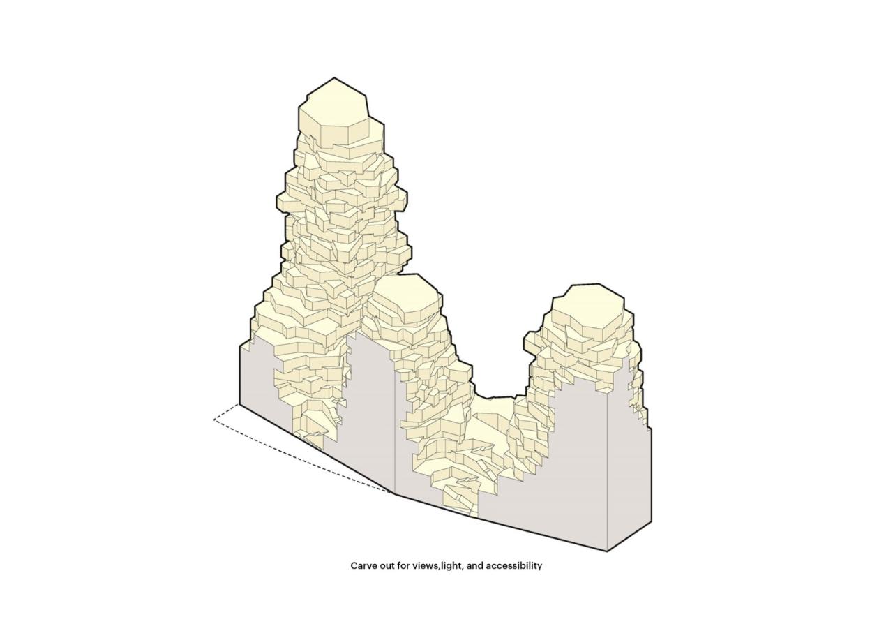 BIM建筑|“山谷”塔楼群 / MVRDV BIM建筑|“山谷”塔楼群 / MVRDV
