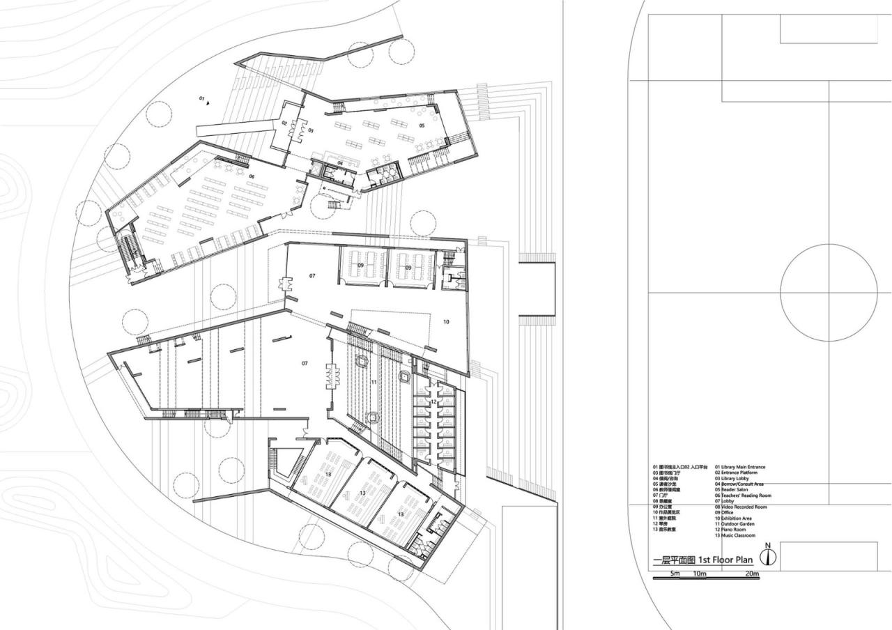 BIM建筑|友兰中学图艺综合楼 / WAU建筑事务所 BIM建筑|友兰中学图艺综合楼 / WAU建筑事务所