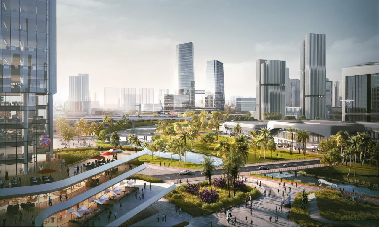 BIM建筑|广州海珠创新湾门户枢纽城市设计暨核心地块建筑概念设计 / 林同棪国际中国 BIM建筑|广州海珠创新湾门户枢纽城市设计暨核心地块建筑概念设计 / 林同棪国际中国