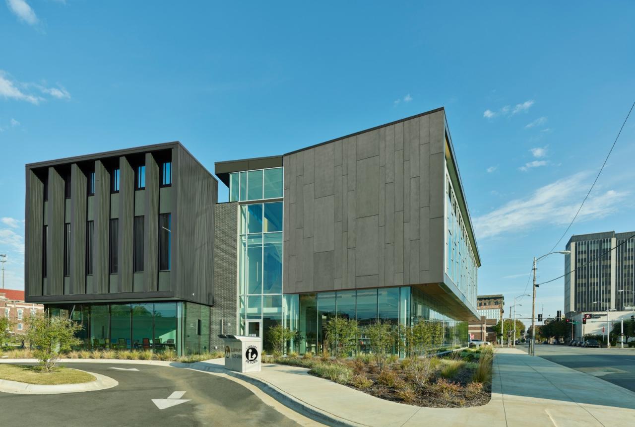 BIM建筑|派恩布拉夫总图书馆 / Polk Stanley Wilcox Architects BIM建筑|派恩布拉夫总图书馆 / Polk Stanley Wilcox Architects