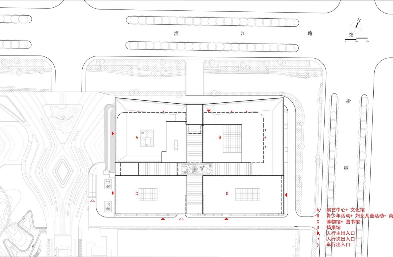 BIM建筑|响水文化艺术中心 / ATAH介景建筑 BIM建筑|响水文化艺术中心 / ATAH介景建筑