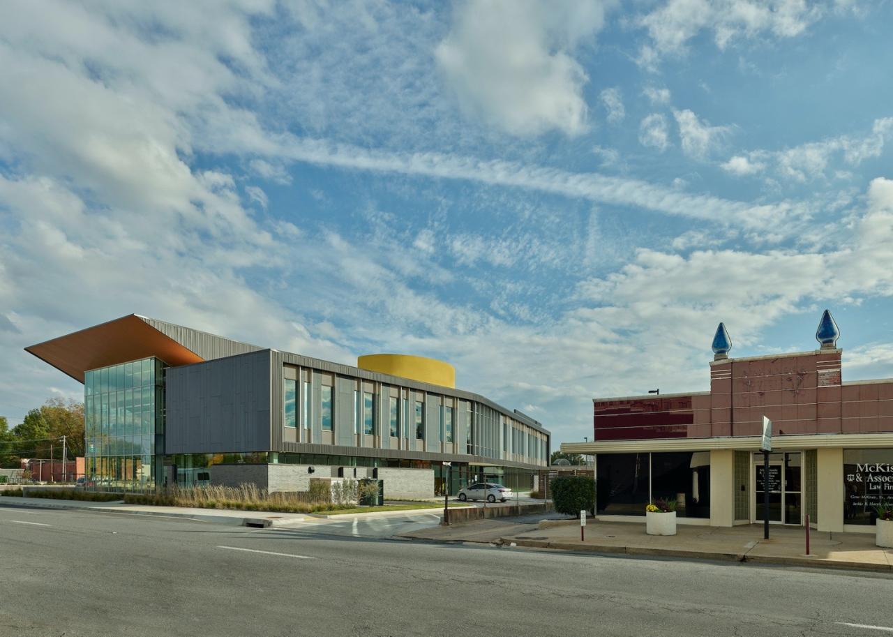 BIM建筑|派恩布拉夫总图书馆 / Polk Stanley Wilcox Architects BIM建筑|派恩布拉夫总图书馆 / Polk Stanley Wilcox Architects