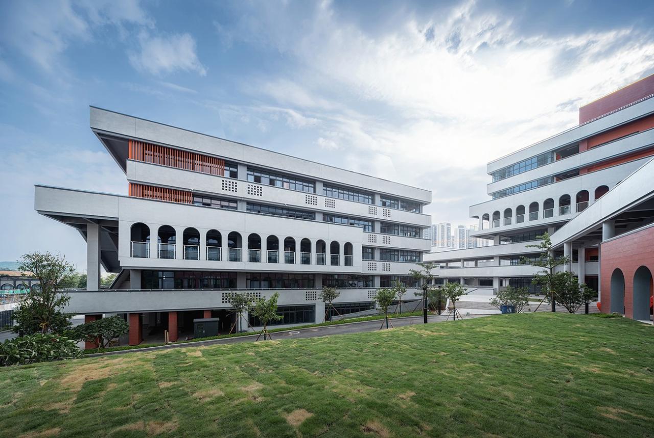 BIM建筑|台山市广旭实验学校 / 象外营造工作室 BIM建筑|台山市广旭实验学校 / 象外营造工作室