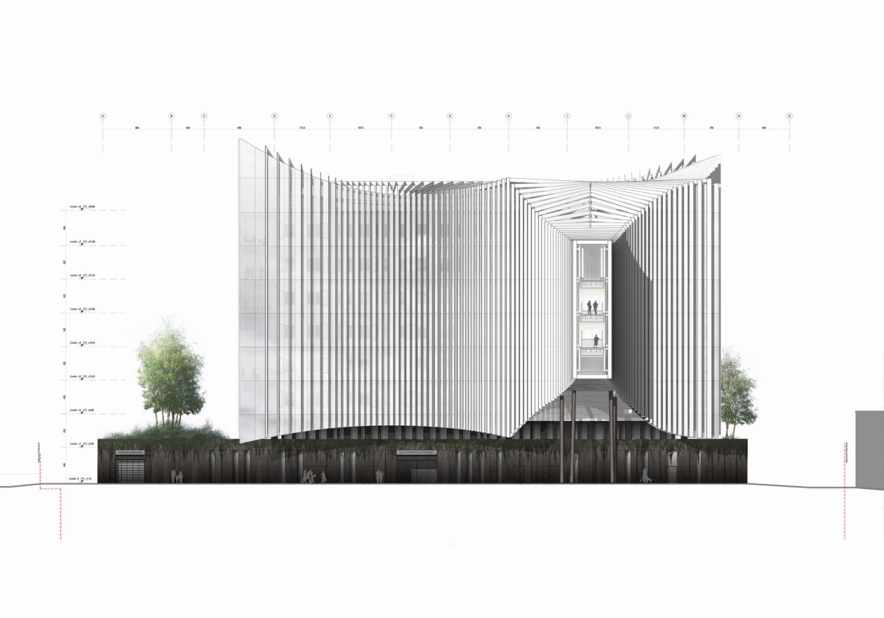 BIM建筑|会吸霾的医院:米兰圣拉斐尔医院新外科和急救中心 / MCA建筑事务所 BIM建筑|会吸霾的医院:米兰圣拉斐尔医院新外科和急救中心 / MCA建筑事务所