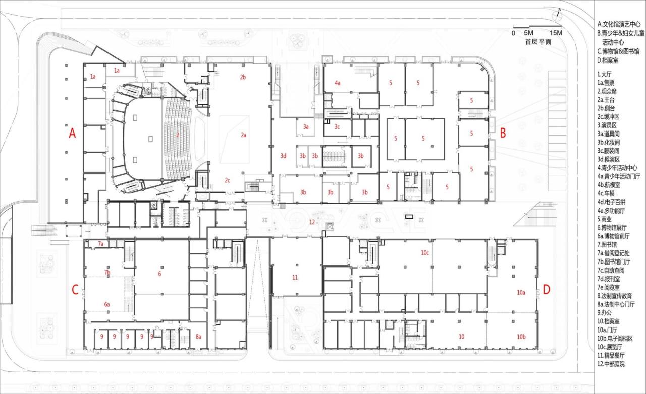 BIM建筑|响水文化艺术中心 / ATAH介景建筑 BIM建筑|响水文化艺术中心 / ATAH介景建筑