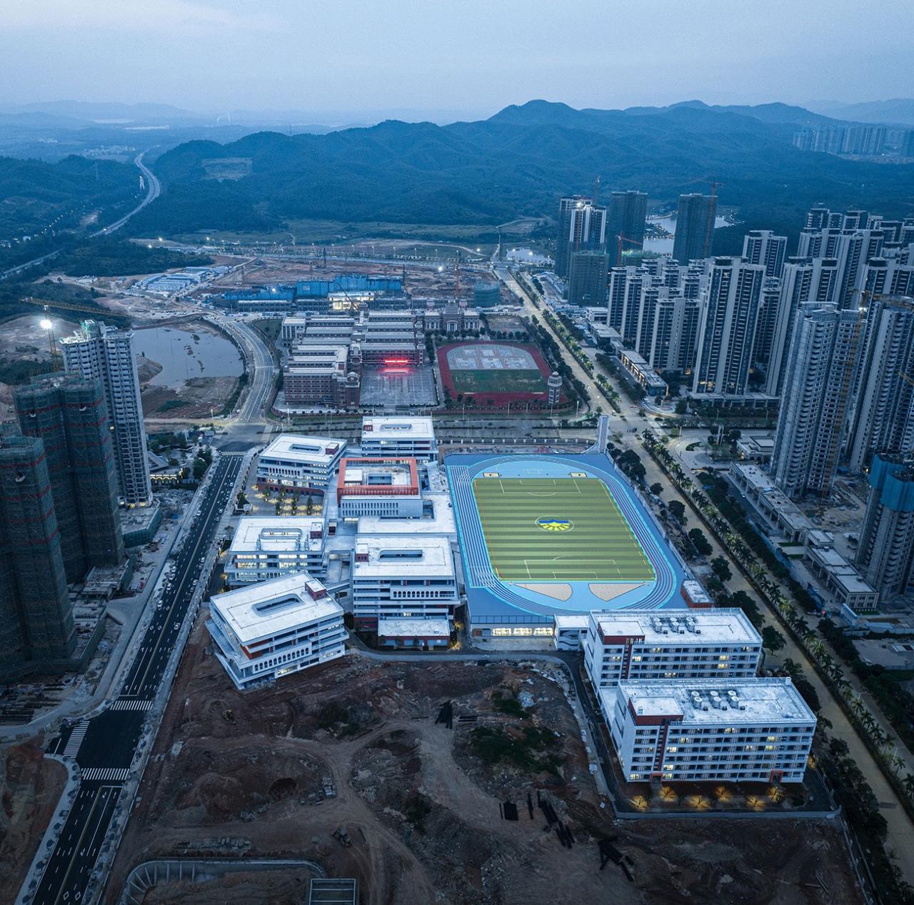 BIM建筑|台山市广旭实验学校 / 象外营造工作室 BIM建筑|台山市广旭实验学校 / 象外营造工作室