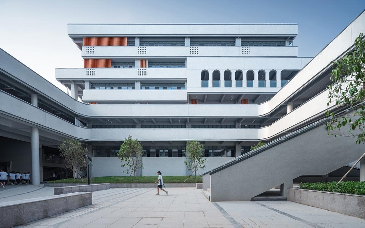 BIM建筑|台山市广旭实验学校 / 象外营造工作室 BIM建筑|台山市广旭实验学校 / 象外营造工作室