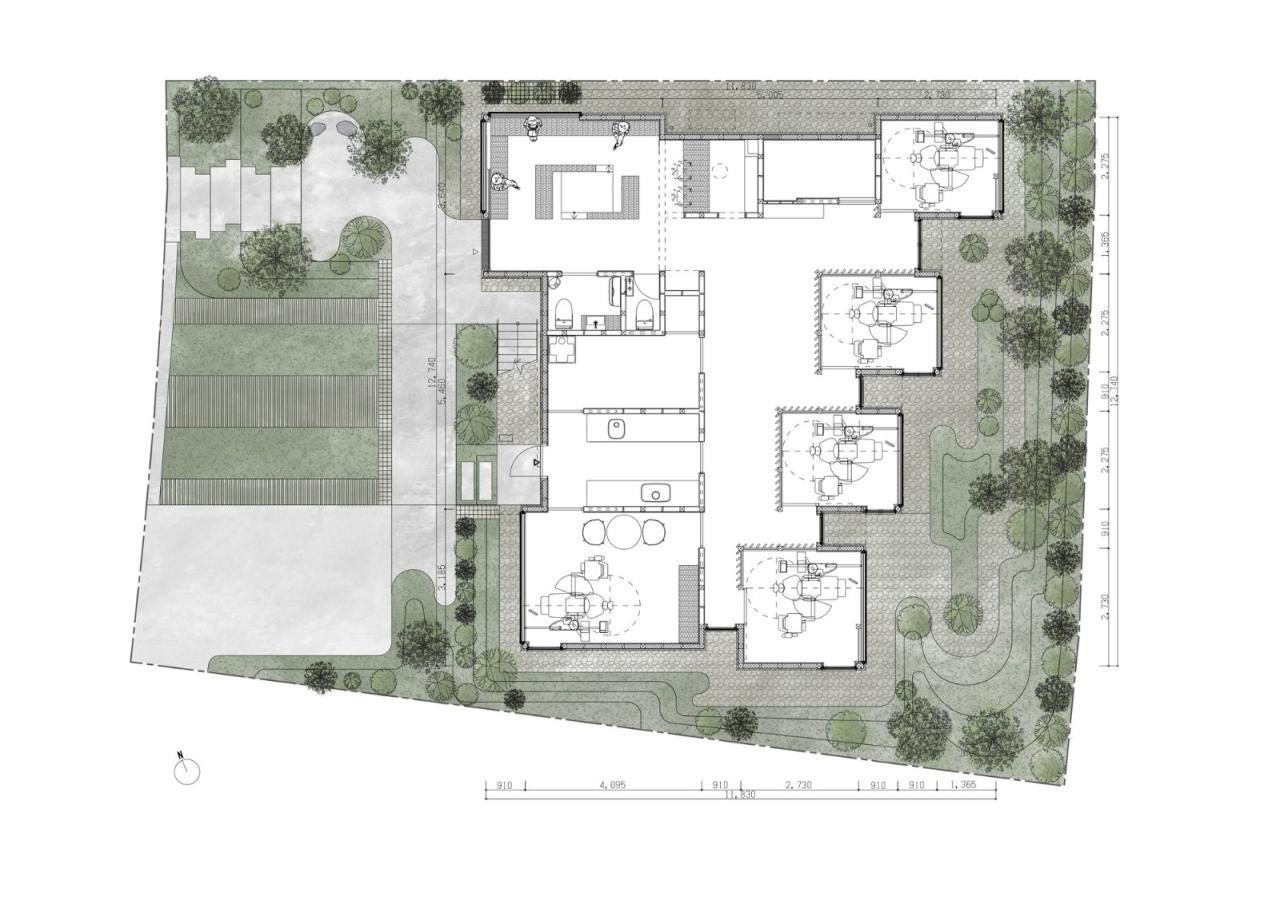 BIM建筑|森林中的牙医诊所 / YYA / Yusuke Yoshino Architects BIM建筑|森林中的牙医诊所 / YYA / Yusuke Yoshino Architects