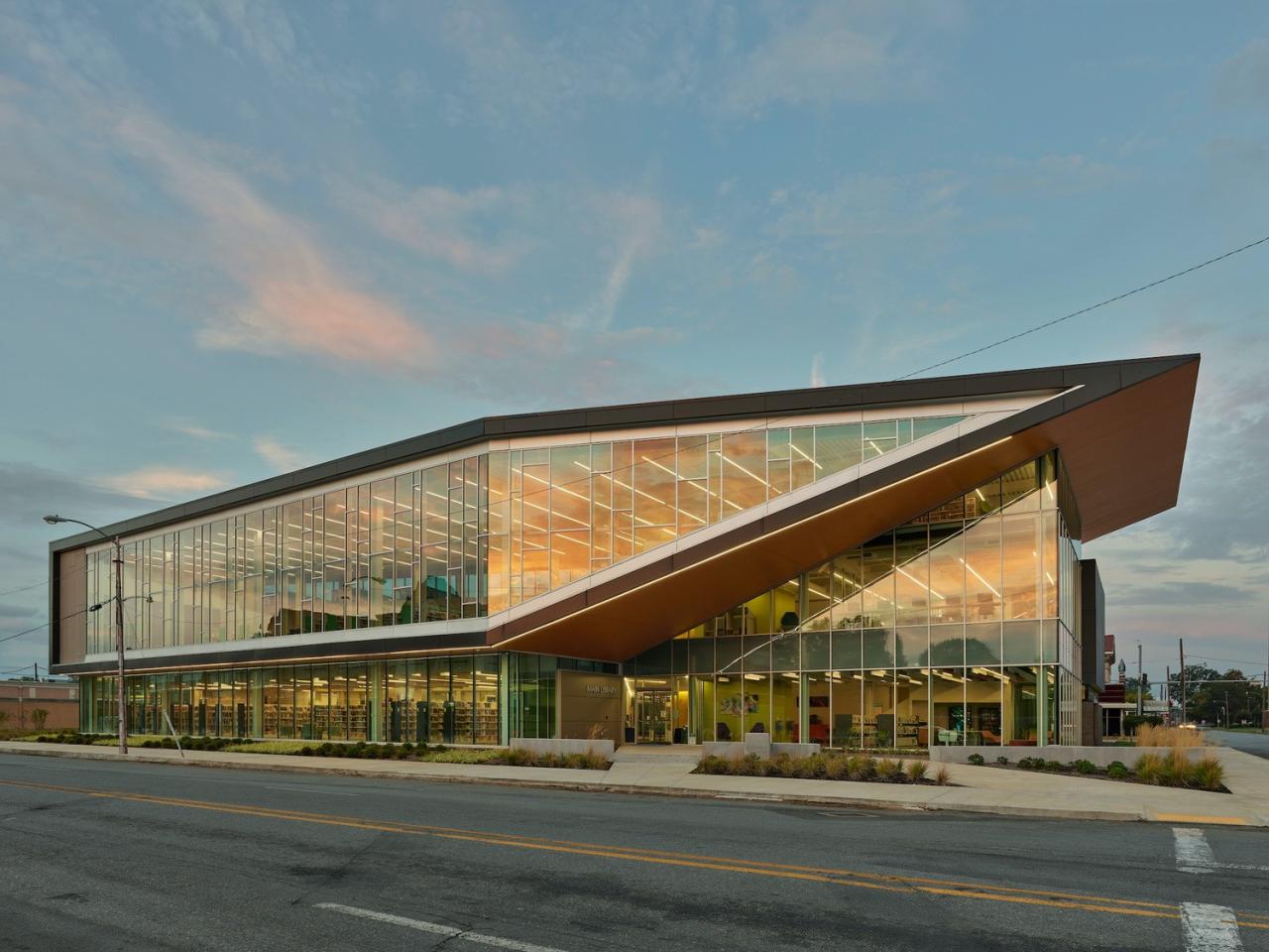 BIM建筑|派恩布拉夫总图书馆 / Polk Stanley Wilcox Architects BIM建筑|派恩布拉夫总图书馆 / Polk Stanley Wilcox Architects