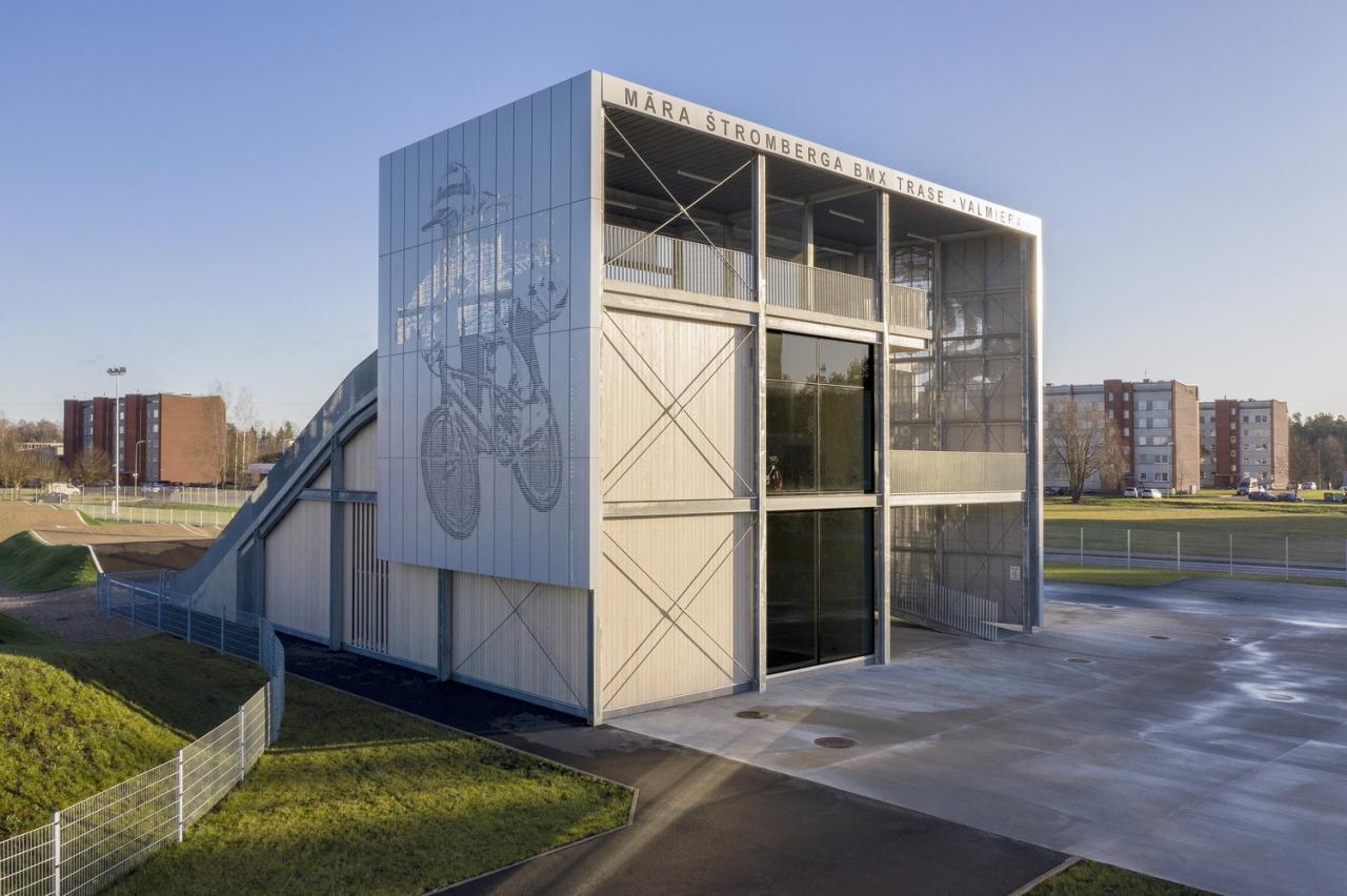 BIM建筑|奥运冠军 Maris Strombergs 的 BMX 赛道 / Balta Istaba BIM建筑|奥运冠军 Maris Strombergs 的 BMX 赛道 / Balta Istaba