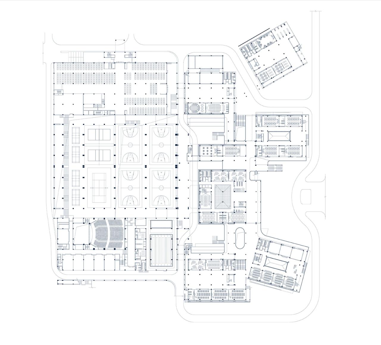 BIM建筑|台山市广旭实验学校 / 象外营造工作室 BIM建筑|台山市广旭实验学校 / 象外营造工作室