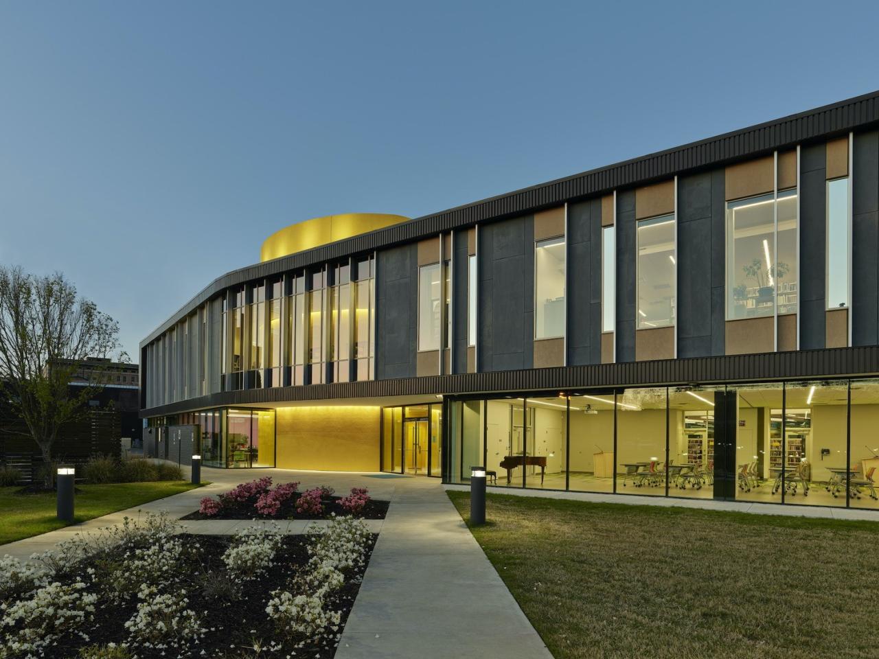 BIM建筑|派恩布拉夫总图书馆 / Polk Stanley Wilcox Architects BIM建筑|派恩布拉夫总图书馆 / Polk Stanley Wilcox Architects