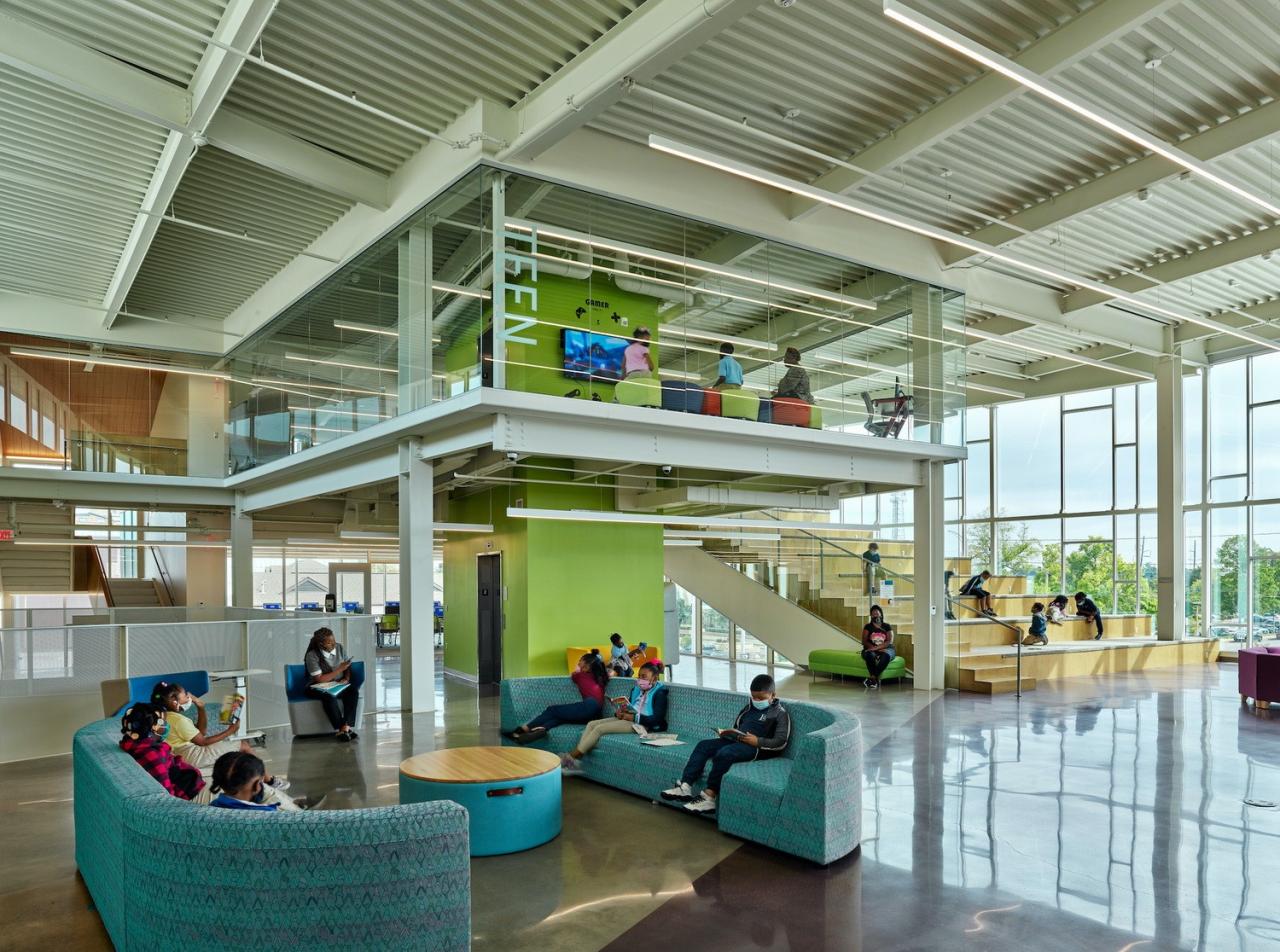 BIM建筑|派恩布拉夫总图书馆 / Polk Stanley Wilcox Architects BIM建筑|派恩布拉夫总图书馆 / Polk Stanley Wilcox Architects