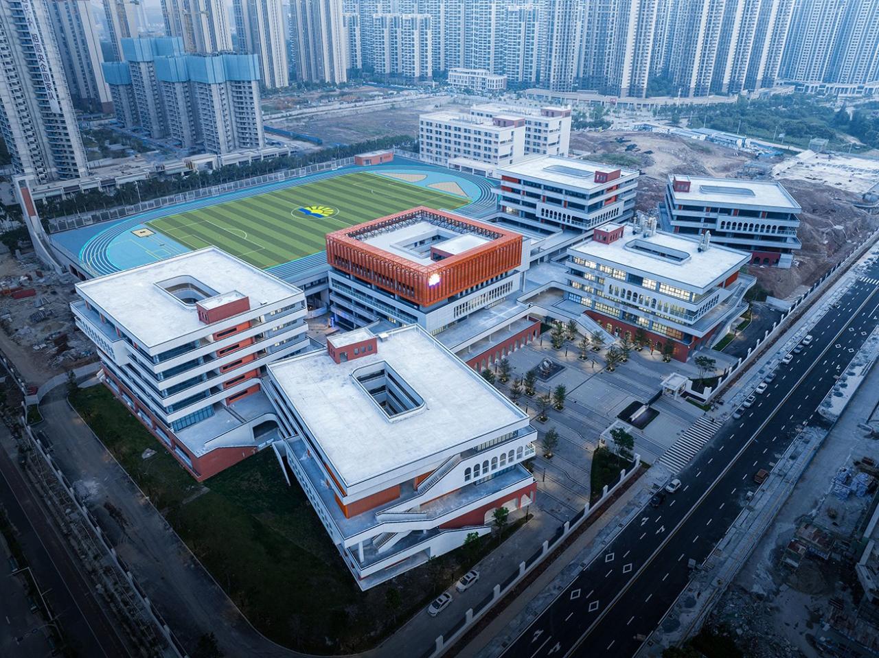 BIM建筑|台山市广旭实验学校 / 象外营造工作室 BIM建筑|台山市广旭实验学校 / 象外营造工作室