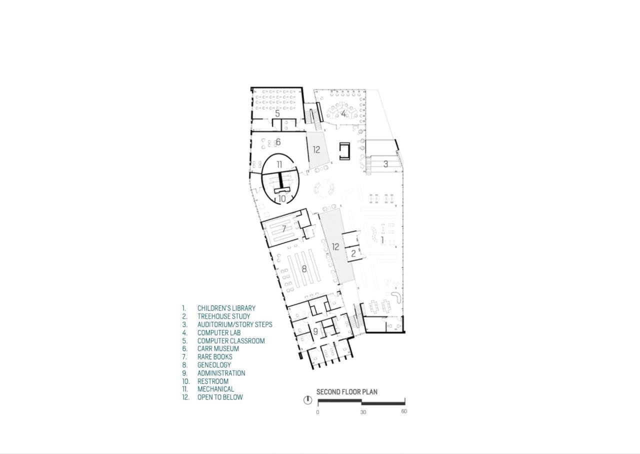 BIM建筑|派恩布拉夫总图书馆 / Polk Stanley Wilcox Architects BIM建筑|派恩布拉夫总图书馆 / Polk Stanley Wilcox Architects