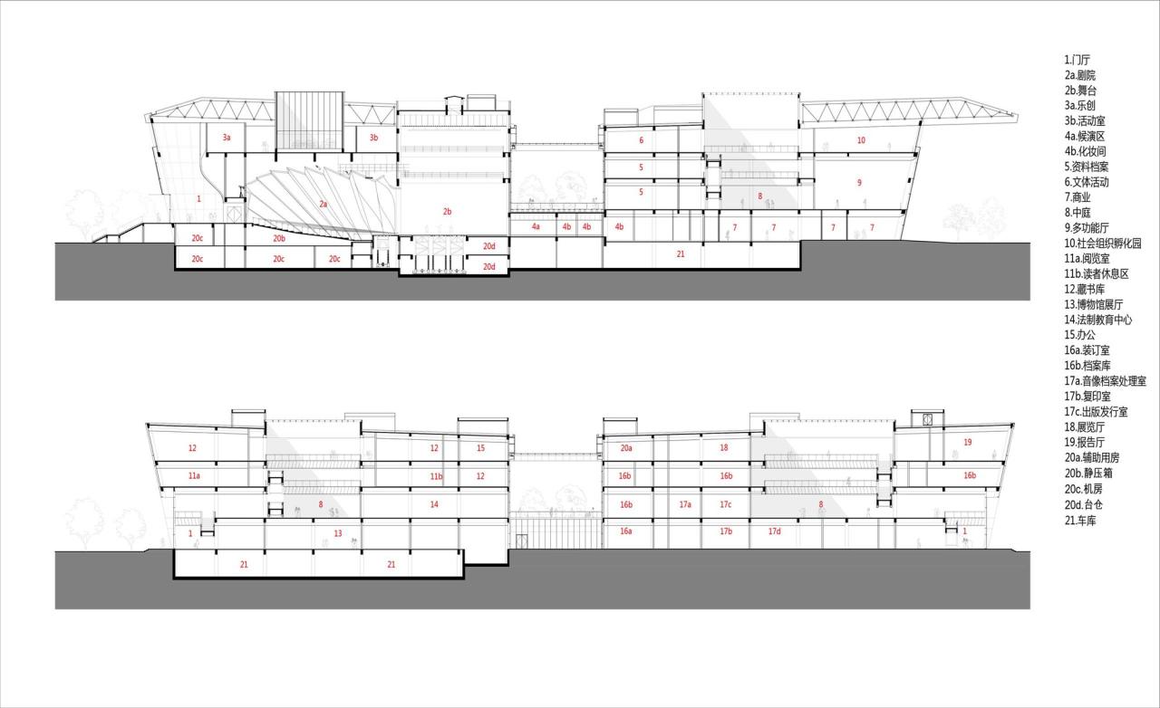 BIM建筑|响水文化艺术中心 / ATAH介景建筑 BIM建筑|响水文化艺术中心 / ATAH介景建筑